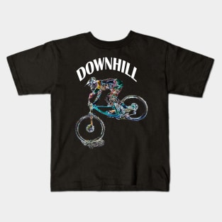 mtb downhill Kids T-Shirt